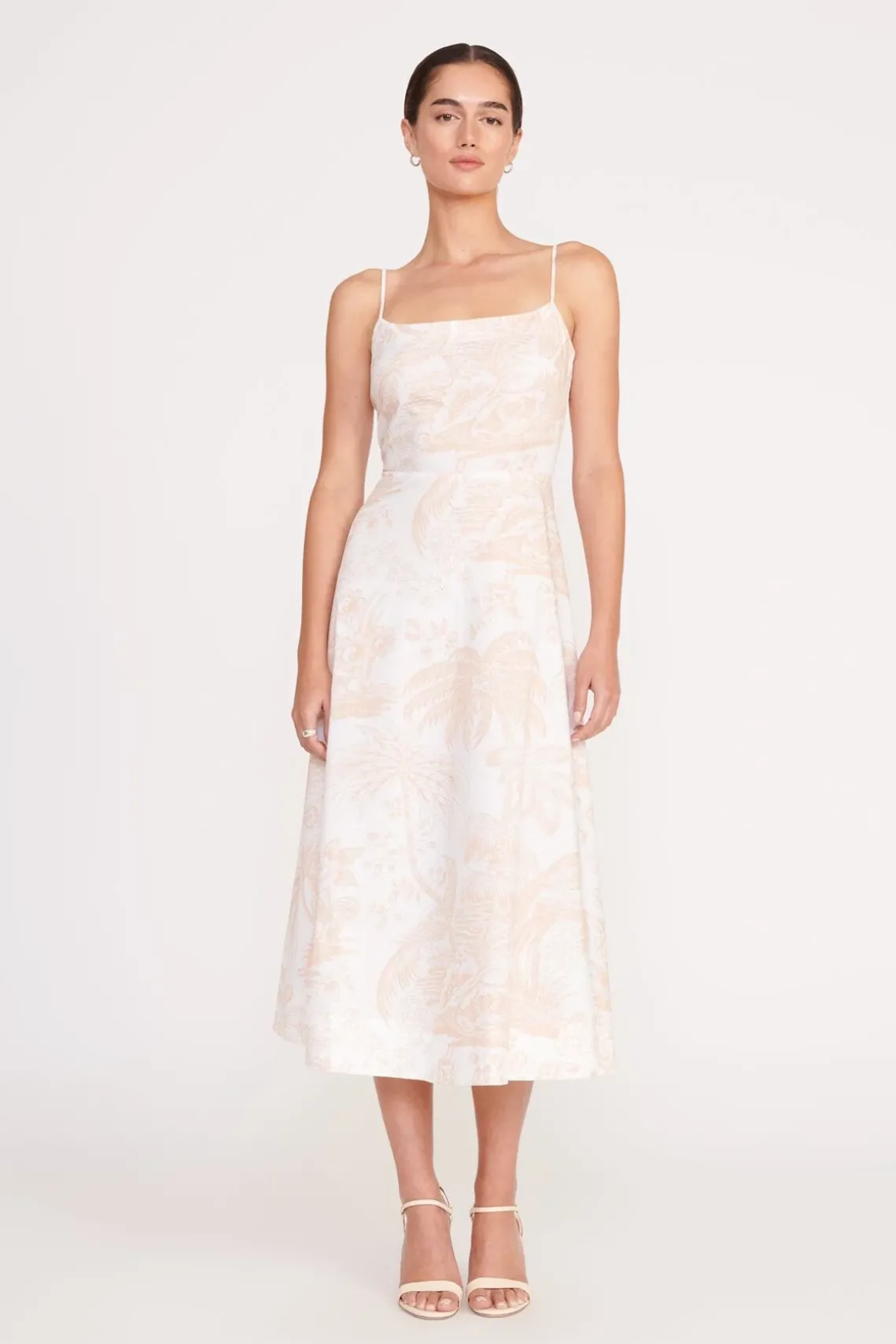 AMARANTH DRESS IVORY BEIGE TOILE