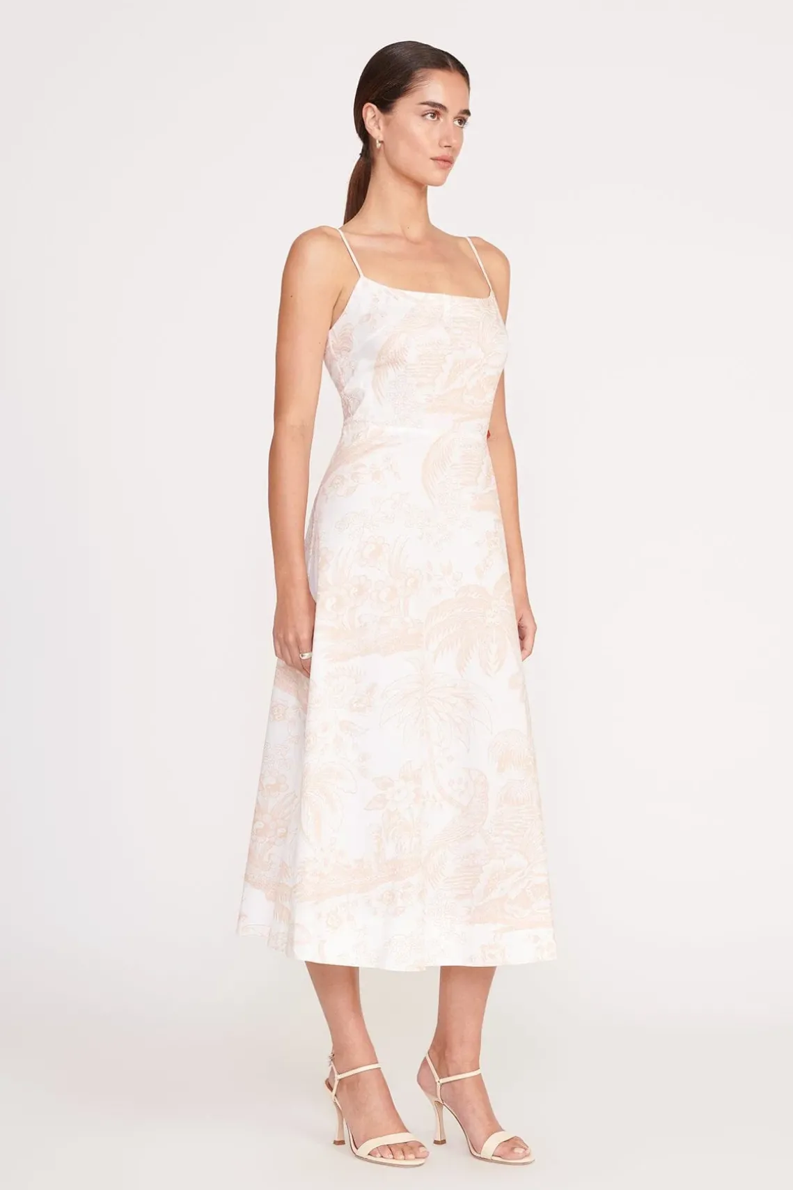 AMARANTH DRESS IVORY BEIGE TOILE