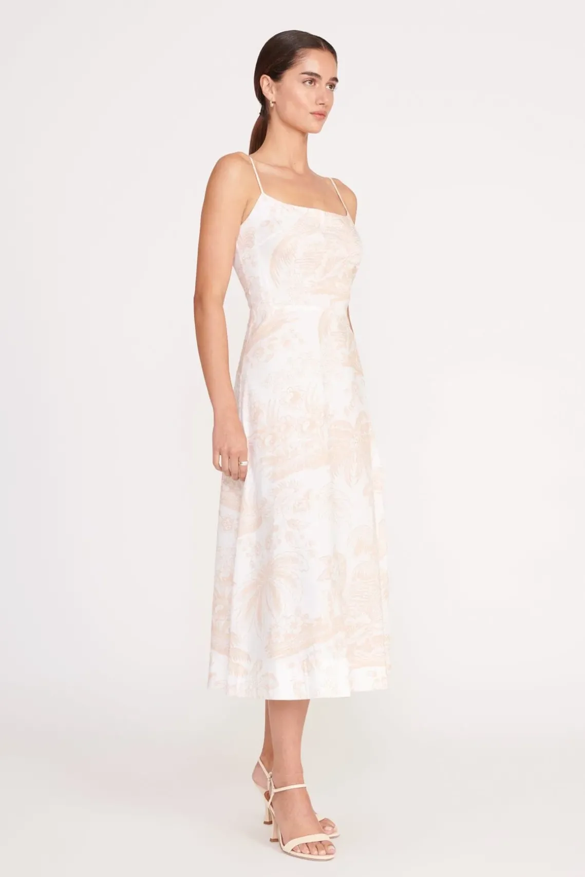 AMARANTH DRESS IVORY BEIGE TOILE