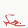 AMOUR KITTEN HEEL  RED ROSE
