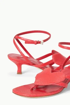 AMOUR KITTEN HEEL  RED ROSE