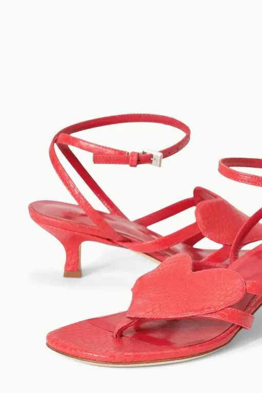 AMOUR KITTEN HEEL  RED ROSE