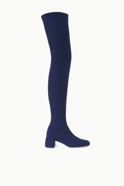 ANDY OVER THE KNEE BOOT NAVY