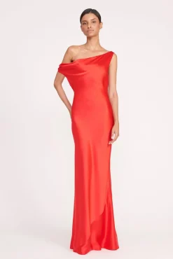 ASHANTI DRESS  RED ROSE
