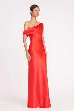 ASHANTI DRESS  RED ROSE