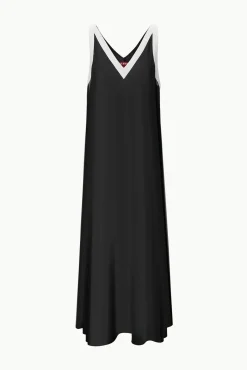 AVELINE COVERUP DRESS  BLACK WHITE