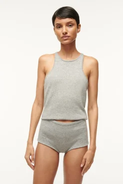 AYANA TOP HEATHER GREY