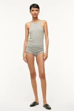 AYANA TOP  HEATHER GREY