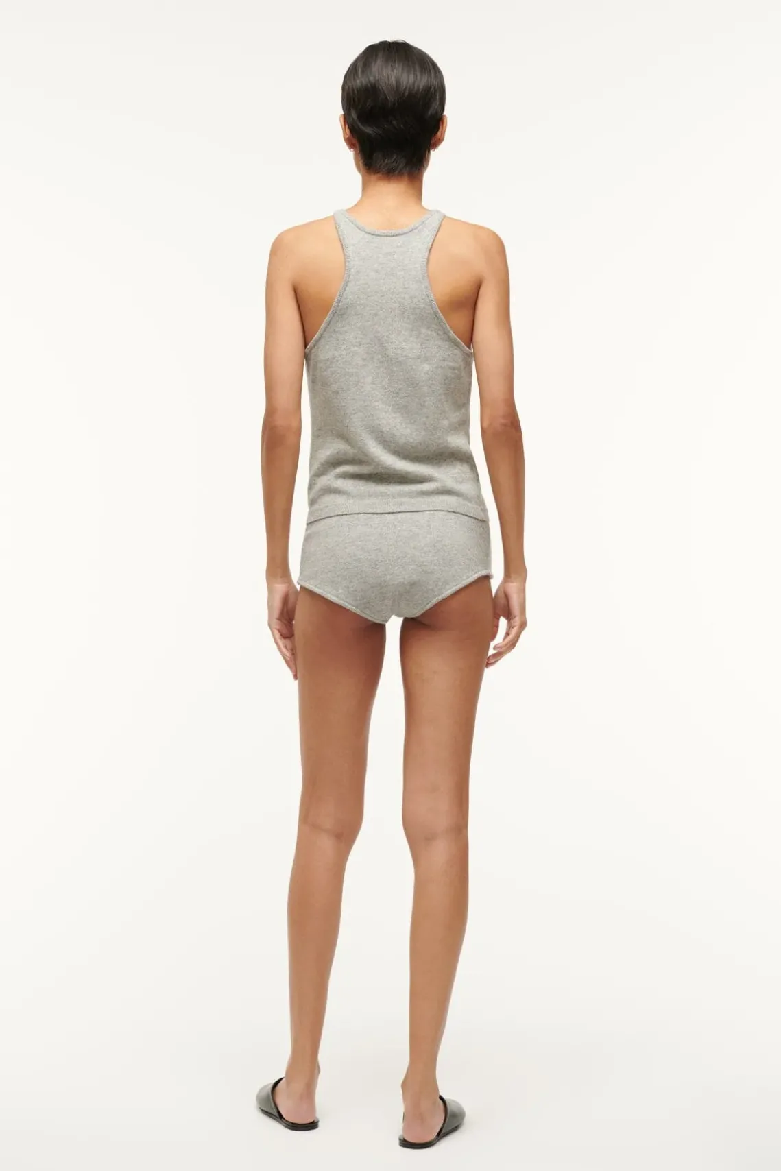 AYANA TOP HEATHER GREY