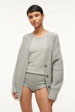 AYANA TOP HEATHER GREY