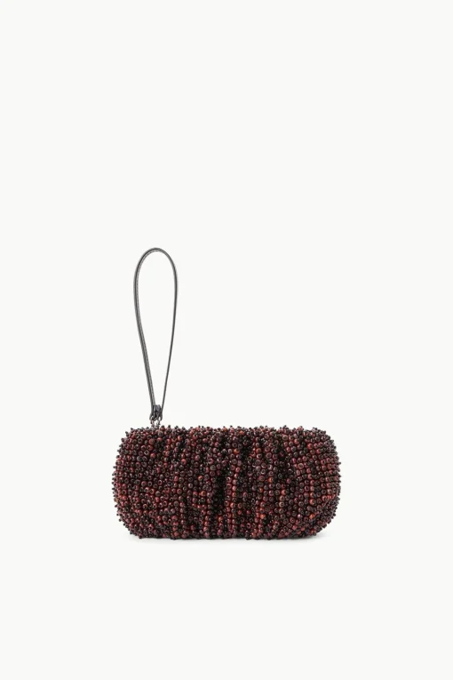 BEADED BEAN BAG  MAHOGANY BLACK