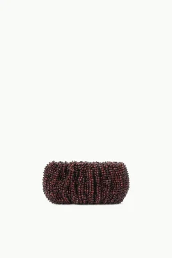 BEADED BEAN BAG  MAHOGANY BLACK