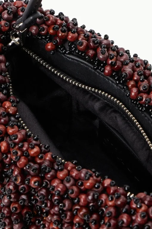 BEADED BEAN BAG  MAHOGANY BLACK