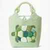 BEADED COTE BAG  BABY TURTLE