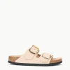 BIRKENSTOCK ARIZONA BIG BUCKLE SANDAL  HIGH SHINE NEW BEIGE