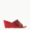 BLAIR WOVEN WEDGE  RUBY