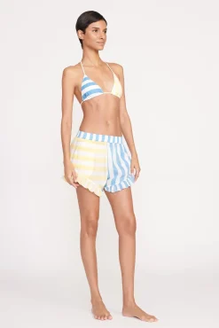 BOYANA SHORT  BUTTERCUP SEASHORE STRIPE