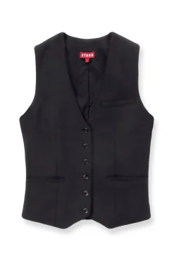 BRETT VEST  BLACK