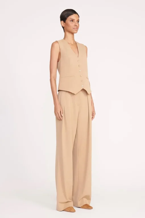 BRETT VEST  CAMEL