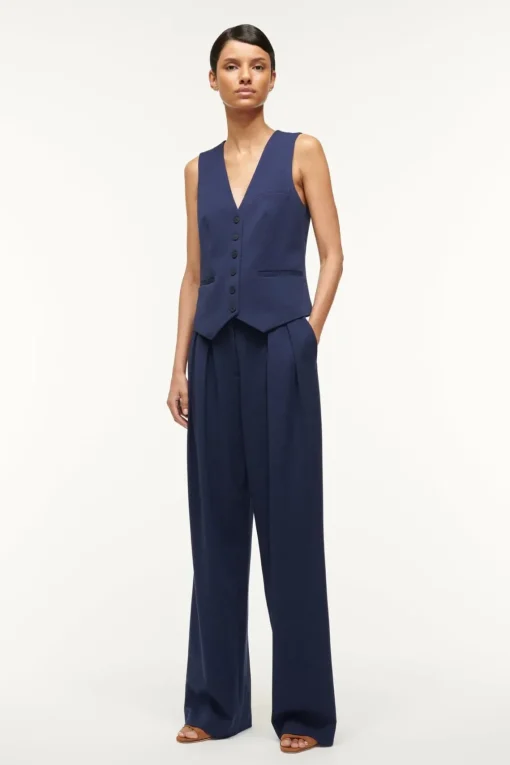 BRETT VEST  NAVY