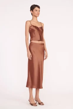 BRIGITTE MULE  CLOVE SATIN