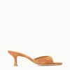 BRIGITTE MULE  TAN SUEDE