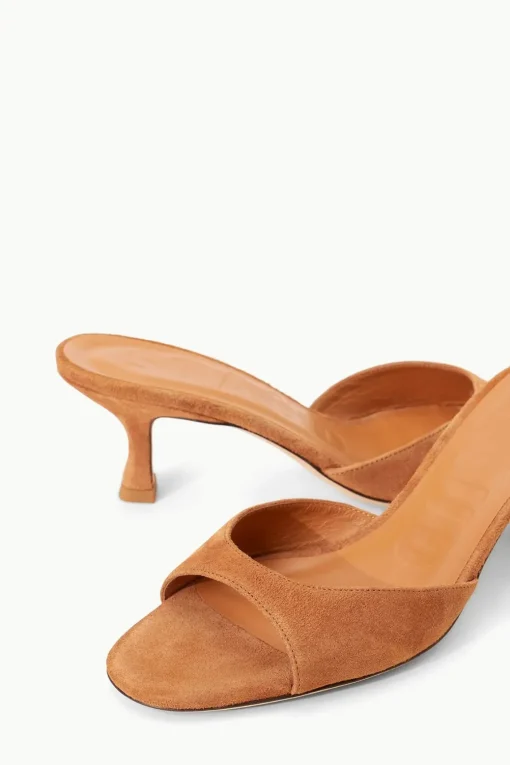 BRIGITTE MULE  TAN SUEDE