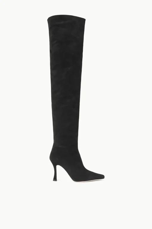 CAMI OVER THE KNEE BOOT  BLACK SUEDE