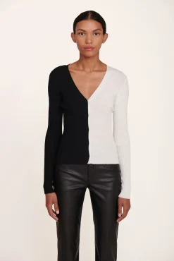 CARGO SWEATER  BLACK WHITE