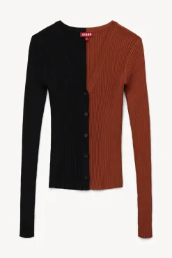 CARGO SWEATER  TAN BLACK