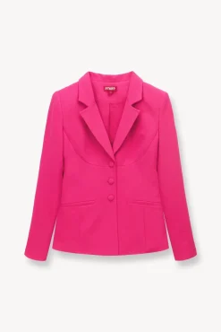 CARSON BLAZER  MAGENTA
