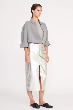 COLTON SHIRT  HEATHER GREY SUITING