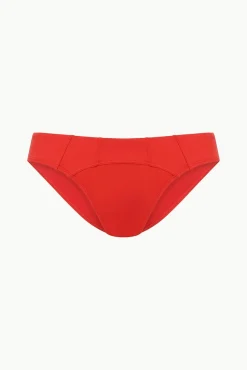 CORSAGE BIKINI BOTTOM  RED ROSE