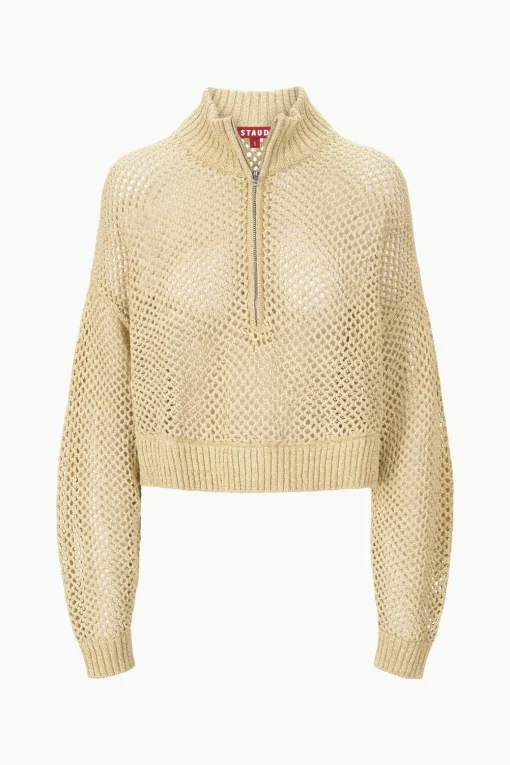 CROPPED HAMPTON SWEATER  NATURAL