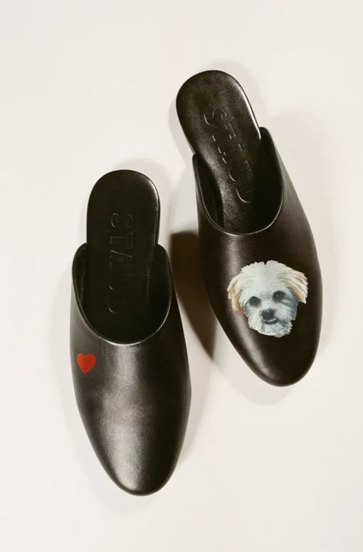 CUSTOM ABBY SLIPPER  BLACK