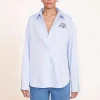 CUSTOM STAUD x C.BONZ CLASSIC OVERSIZED SHIRT  OXFORD BLUE
