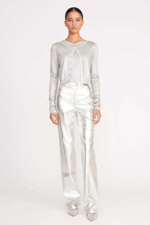 DEANNA CARDIGAN  SILVER
