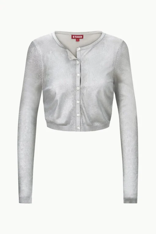 DEANNA CARDIGAN  SILVER