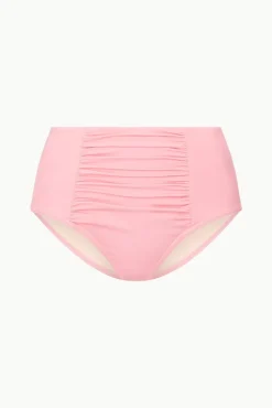 DECLAN HIGH RISE BIKINI BOTTOM  PEARL PINK