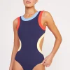 DOLCE ONE PIECE  NAVY COLORBLOCK