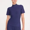 ELEANOR TOP  NAVY