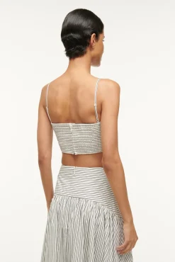 FEDERICO TOP IVORY MICRO STRIPE