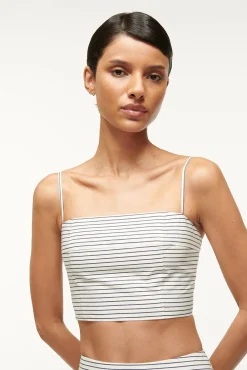 FEDERICO TOP IVORY MICRO STRIPE
