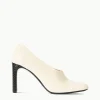 FLORENTINE PUMP  CREAM BLACK