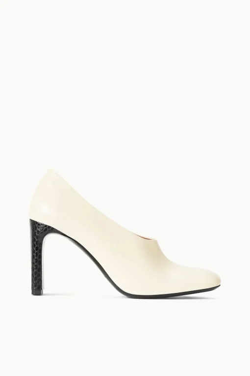 FLORENTINE PUMP  CREAM BLACK