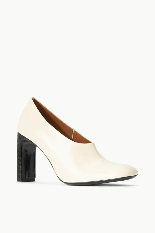 FLORENTINE PUMP  CREAM BLACK