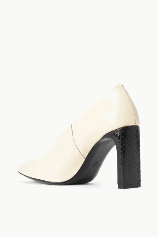 FLORENTINE PUMP  CREAM BLACK