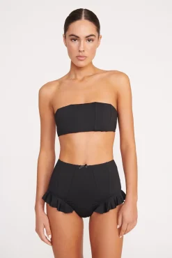 FLOURISH HIGH RISE BIKINI BOTTOM  BLACK