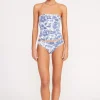 FRANCESCA BIKINI TOP  BLUE TOILE