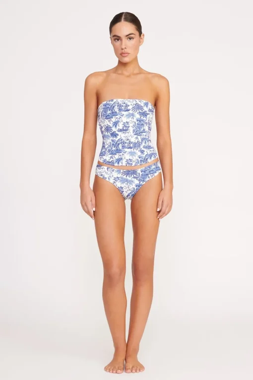 FRANCESCA BIKINI TOP  BLUE TOILE